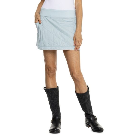 Smartwool Womens Insulated Smartloft 60 Pull-On Skirt Winter Sky Blue Medium New - Picture 1 of 9